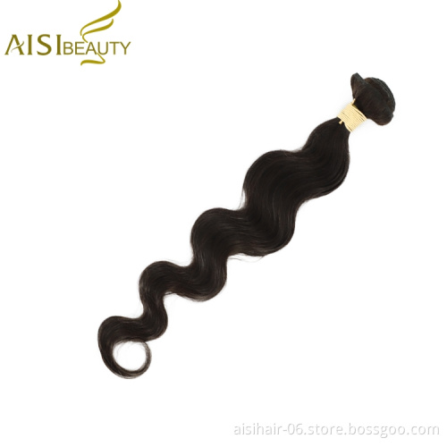 Aisi Beauty Hot Selling Wholesale Price 22 Inches Long 100g Body Wave Soft Luster Brazilian Human Hair Weave Bundles